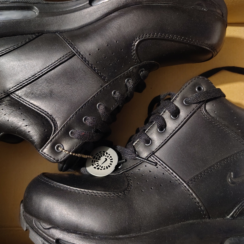 Nike Black Leather Men's Boots